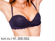Woman breast in uplift. Стоковое фото, фотограф Андрей Аркуша / Фотобанк Лори