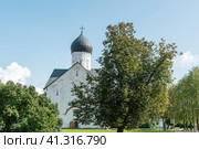 Церковь Спаса Преображения на Ильине улице 1374 г. Великий Новгород (2023 год). Редакционное фото, фотограф Александр Щепин / Фотобанк Лори