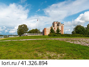 Церковь Благовещения на Городище. Рюриково городище. Великий Новгород (2023 год). Редакционное фото, фотограф Александр Щепин / Фотобанк Лори