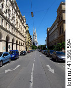 Vienna, Austria - 11 Jun 2011: The church in the center of Vienna, Austria. Редакционное фото, фотограф Сергей Стрелков / Фотобанк Лори