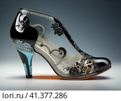 Дизайн женских туфель. Unconventional Design Women's Shoe AI generated. Стоковое AI-изображение, AI-художник Алексей Траст / Фотобанк Лори