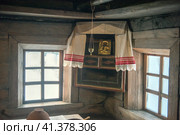 Peasant life. Exhibition at the Malye Korely Museum, Arkhangelsk Region (2016 год). Стоковое фото, фотограф Анна Кривицкая / Фотобанк Лори