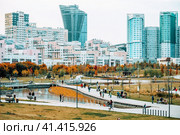 Парк Ходынское поле (2020 год). Стоковое фото, фотограф Галина Царькова / Фотобанк Лори