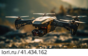 Combat FPV drone. Стоковое AI-изображение, AI-художник Кирилл Черезов / Фотобанк Лори