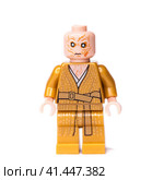 RUSSIAN, SAMARA, JANUARY 16, 2018. Constructor Lego Star Wars. Supreme Leader of the First Order of Snoke. Редакционное фото, фотограф Андрей Аркуша / Фотобанк Лори