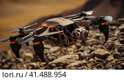 Combat FPV drone. Стоковое AI-изображение, AI-художник Кирилл Черезов / Фотобанк Лори