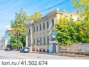 Особняк Андре. Гончарная улица, дом 23. Москва. Россия (2023 год). Редакционное фото, фотограф E. O. / Фотобанк Лори