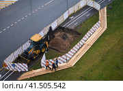 Проведение ремонтных работ (2023 год). Редакционное фото, фотограф E. O. / Фотобанк Лори