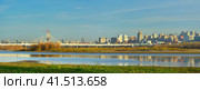 Panorama of the city on the Ob (2023 год). Редакционное фото, фотограф ArhSib / Фотобанк Лори