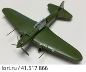 "Ил 2" сборная модель, масштаб 1:72, производитель "Звезда" (2023 год). Редакционное фото, фотограф Алексей Голиков / Фотобанк Лори