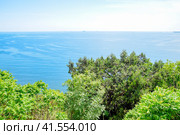 Seascape, view from the shore, Tsemes bay (2018 год). Стоковое фото, фотограф Леонид Еремейчук / Фотобанк Лори