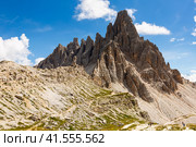 Monte Paterno mountain (Paternkofel) Стоковое фото, фотограф Яков Филимонов / Фотобанк Лори