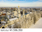 City of Murom. Aerial view of Trinity Monasteries. Russia. Стоковое фото, фотограф Яков Филимонов / Фотобанк Лори