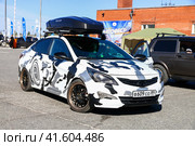 Hyundai Solaris (2023 год). Редакционное фото, фотограф Art Konovalov / Фотобанк Лори