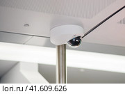 The video footage from the CCTV camera installed in the tarain car provides evidence in case of any accidents or incidents. Стоковое фото, фотограф Андрей Журавлев / Фотобанк Лори
