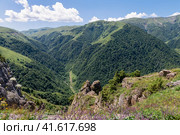В горах Кавказа летним днем. Чеченская республика. Стоковое фото, фотограф Pukhov K / Фотобанк Лори