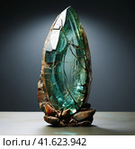 CHRISOLITE stone,  Generative AI. Стоковое AI-изображение, AI-художник Анна Кривицкая / Фотобанк Лори