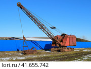 Old quarry near the dragline. Стоковое фото, фотограф Леонид Еремейчук / Фотобанк Лори