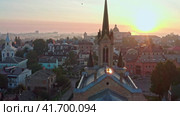 The old part of the city of Lutsk (2023 год). Стоковое видео, видеограф Артем Лукин / Фотобанк Лори