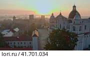 Old fortress in Lutsk (2023 год). Стоковое видео, видеограф Артем Лукин / Фотобанк Лори