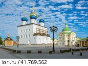 Tver, Spaso-Preobrazhensky Cathedral on Sovetskaya Street (2023 год). Стоковое фото, фотограф Ольга Остроухова / Фотобанк Лори