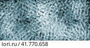 Abstract monochrome aged background with scuff marks. Gray-blue brush marks are applied in different directions on a light background. Illustration. Стоковая иллюстрация, иллюстратор Бузмакова Светлана / Фотобанк Лори