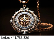 The amulet of power and eternity is the key to invulnerability and immortality. Стоковое AI-изображение, AI-художник Юрий Поздников / Фотобанк Лори