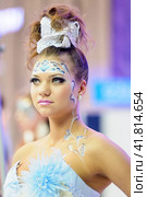 Saint-Petersburg, Russia. 30.09.2012 The International Beauty Festival "Nevsky Bereg" is an international professional exhibition of the beauty industry, independent championships in cosmetology, pedicure, hairdressing, nail design and decorative cosmetics, Редакционное фото, фотограф Анна Кривицкая / Фотобанк Лори