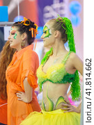 Saint-Petersburg, Russia. 30.09.2012 The International Beauty Festival "Nevsky Bereg" is an international professional exhibition of the beauty industry, independent championships in cosmetology, pedicure, hairdressing, nail design and decorative cosmetics, Редакционное фото, фотограф Анна Кривицкая / Фотобанк Лори