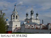 Собор Воскресения Христова в Воскресенском монастыре в городе Муром – одном из древнейших городов России во Владимирской области (2016 год). Стоковое фото, фотограф Алла Котова / Фотобанк Лори