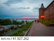 Тайницкая башня Нижегородского кремля (2018 год). Стоковое фото, фотограф Igor Lijashkov / Фотобанк Лори