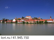 Ptuj, Slovenia - 29 Apr 2018: The view on center of Ptuj, Slovenia. Стоковое фото, фотограф Сергей Стрелков / Фотобанк Лори