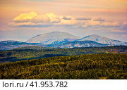 Mount Yamantau, the highest peak of the South Urals Bashkortostan Russia. Стоковое фото, фотограф Акиньшин Владимир / Фотобанк Лори