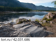 Tofalaria view in the summer, Alygdger, Siberia. Стоковое фото, фотограф Tamara Sushko / Фотобанк Лори