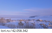 Панорама города Свияжска. Набережная (2024 год). Редакционное видео, видеограф Галина / Фотобанк Лори