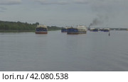 Танкеры на реке Волга (2023 год). Редакционное видео, видеограф Дмитрий Казаков / Фотобанк Лори