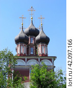 Храм Ризоположения на Донской. Донская улица, 20/6, строение 1. Москва (2011 год). Стоковое фото, фотограф lana1501 / Фотобанк Лори
