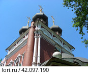 Храм Ризоположения на Донской. Донская улица, 20/6, строение 1. Москва (2011 год). Стоковое фото, фотограф lana1501 / Фотобанк Лори