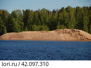 Река Волга. Охотинское. Мышкинский район. Ярославская область (2010 год). Стоковое фото, фотограф lana1501 / Фотобанк Лори