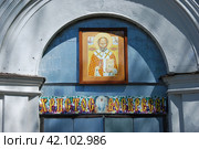 Собор Николая Чудотворца. Никольская площадь, 2. Город Мышкин. Ярославская область (2010 год). Стоковое фото, фотограф lana1501 / Фотобанк Лори