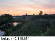 Рассвет в Суздале. Золотое кольцо России. (2023 год). Стоковое фото, фотограф Олег Пученков / Фотобанк Лори