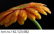 Pistils and stamens of exotic flowers in a macro image. Стоковое AI-изображение, AI-художник Ярославский Максим / Фотобанк Лори