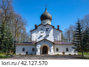 Собор Державной иконы Божией Матери. Гдов, Псковская область (2023 год). Стоковое фото, фотограф Анна Карасева / Фотобанк Лори