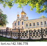 Рождественский бульвар, Сретенский монастырь, Москва (2022 год). Стоковое фото, фотограф Baturina Yuliya / Фотобанк Лори