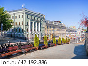 Рождественский бульвар, Центральный рынок,  Москва (2022 год). Стоковое фото, фотограф Baturina Yuliya / Фотобанк Лори