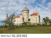 Франция. Замок Монтротье (Chateau de Montrottier) (2019 год). Стоковое фото, фотограф Ерохин Дмитрий Викторович / Фотобанк Лори