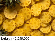 Pineapple slices. Generate Ai. Стоковое AI-изображение, AI-художник Иван Рябоконь / Фотобанк Лори