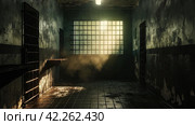 Empty Prison Cell. Стоковое AI-изображение, AI-художник Кирилл Черезов / Фотобанк Лори