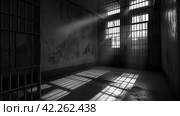 Empty Prison Cell. Стоковое AI-изображение, AI-художник Кирилл Черезов / Фотобанк Лори