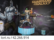 Персонажи фильма Guardians of the Galaxy в музее киногероев Movie Art - Санкт-Петербург, Россия, Февраль 2024. Редакционное фото, фотограф Мария L. / Фотобанк Лори